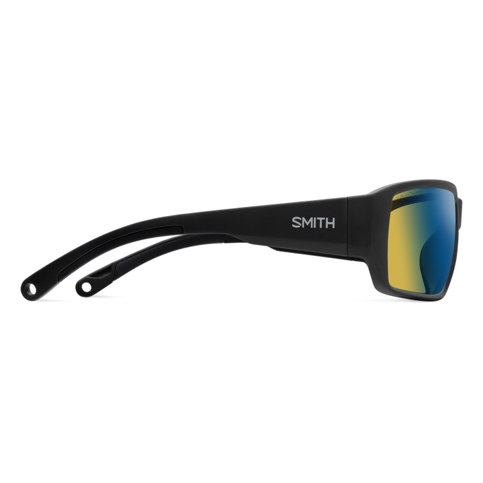 Smith Optics Hookset Matte Black ChromaPop Glass Polarchromic Yellow Blue Mirror