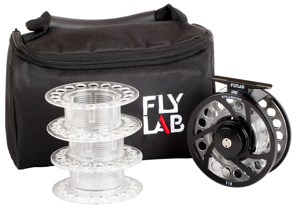FlyLab Stillwater Cassette Fly Reel & 3 Spare Spools #6/8