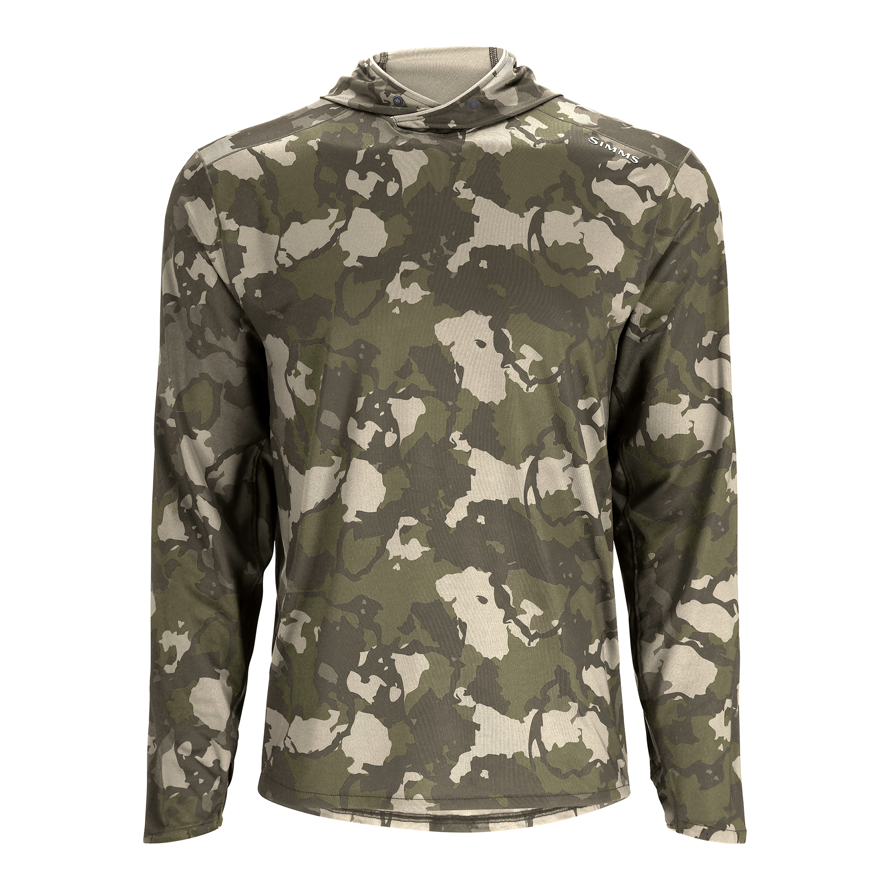 Simms Solarflex Hoody Regiment Camo Olive Drab