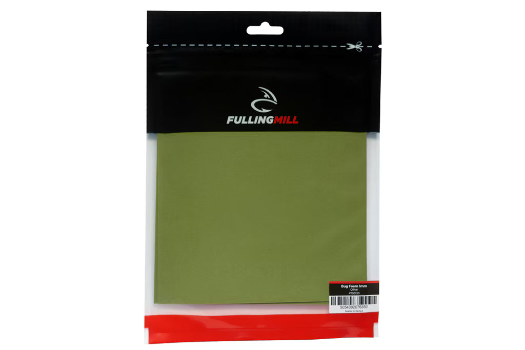 Fulling Mill Bug Foam 1mm (Assorted Colours) Fulling Mill
