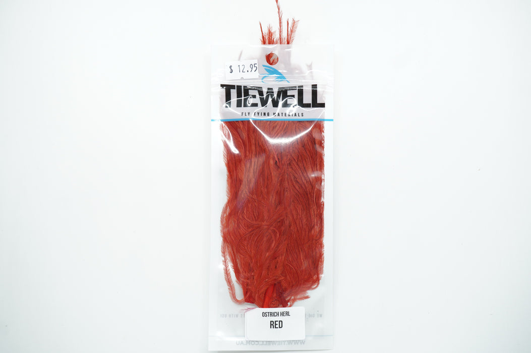 Tiewell Ostrich Herl Red