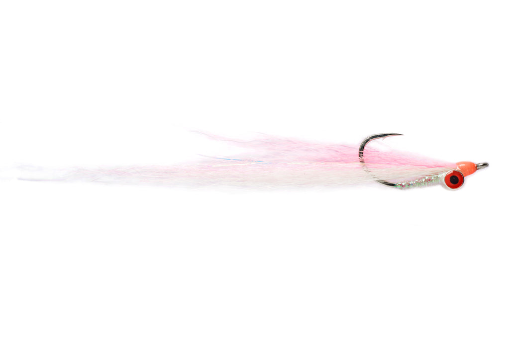 Salty Clouser Minnow - Pink and White