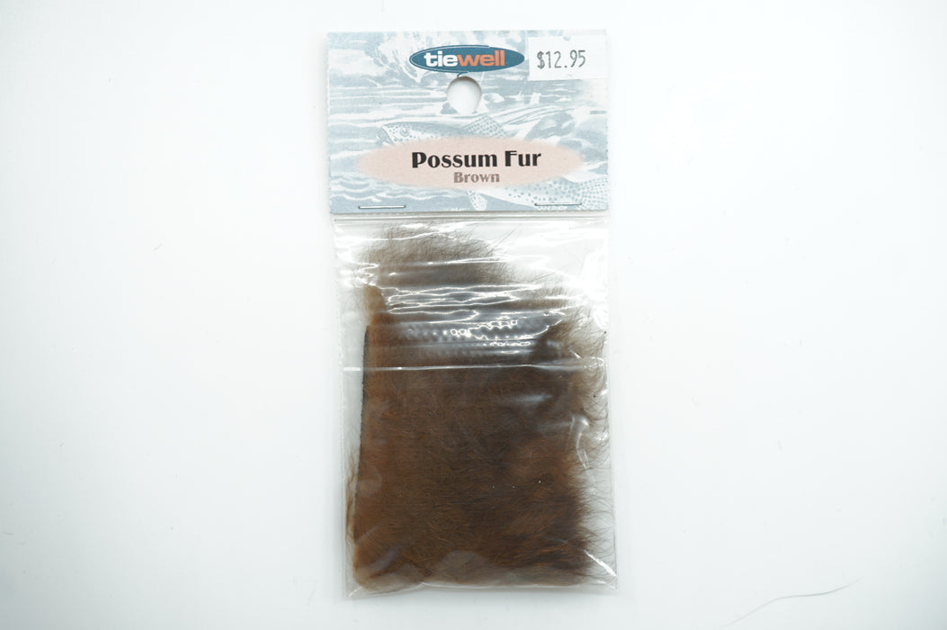Tiewell Possum Fur Patch Brown