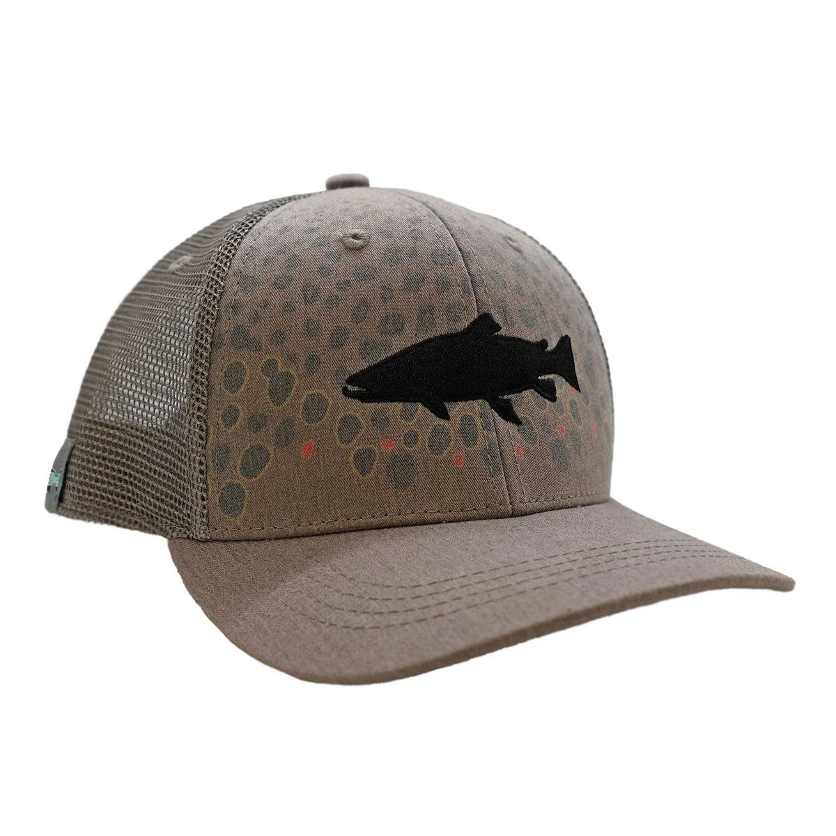 Flank Cap RepYourWater Brown Trout Flank Trucker Cap