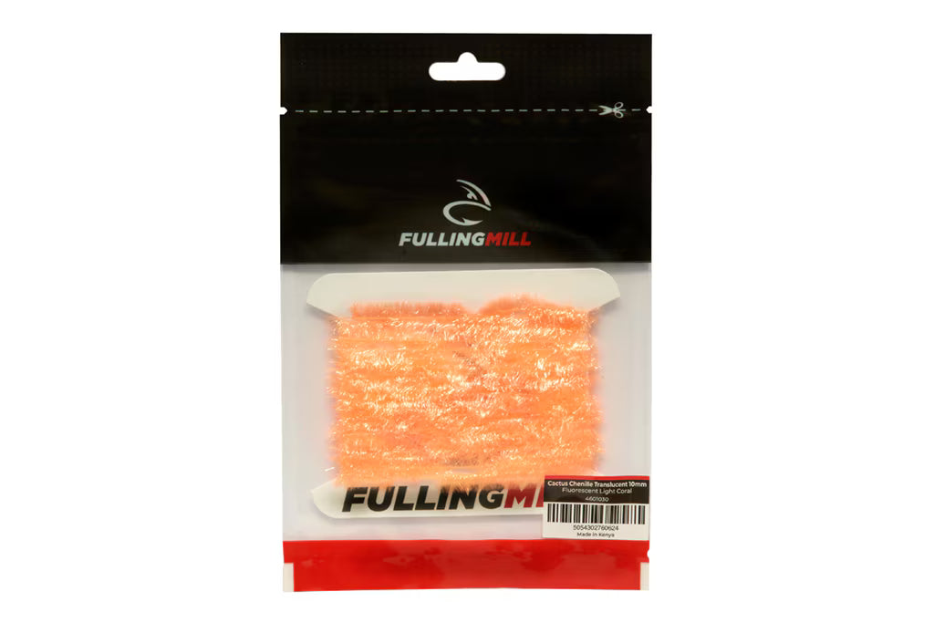 Fulling Mill Cactus Chenille Translucent 10mm (Assorted Colours) Fulling Mill