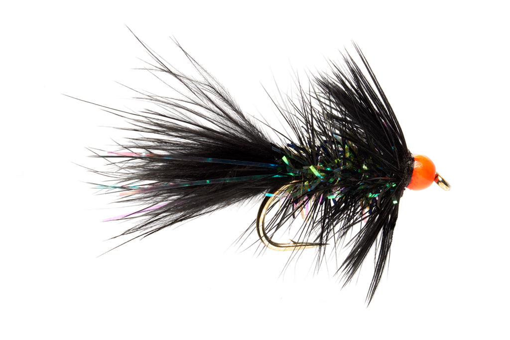Mini Shimmer Bugger Black & Orange