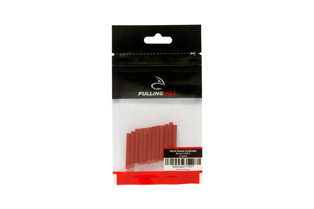 Fulling Mill Hard Foam Cylinder 3mm (Assorted Colours) Fulling Mill