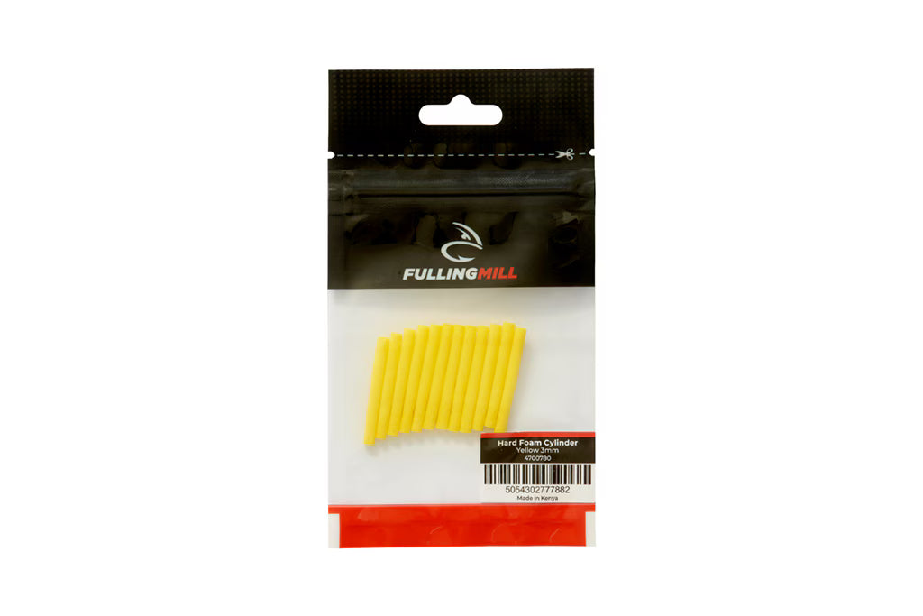 Fulling Mill Hard Foam Cylinder 3mm (Assorted Colours) Fulling Mill