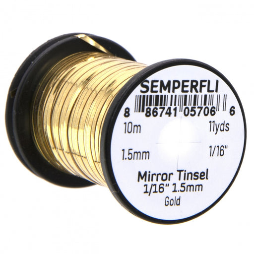Semperfli Flat Mirror Tinsel Gold
