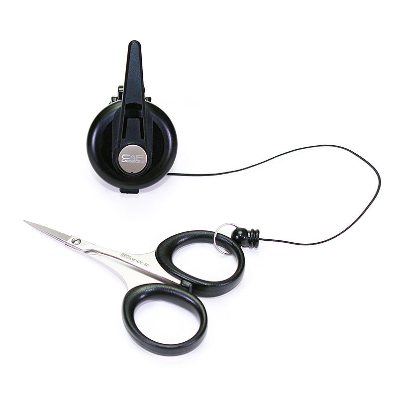 C&F Flex Clip-On Reel With Scissors (Scissors With Attached Zinger) CF