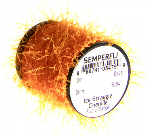 Semperfli Ice Straggle Chenille Orange