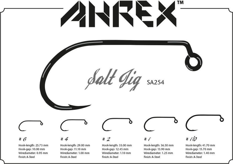 Ahrex SA254 Salt Jig hook — The Flyfisher