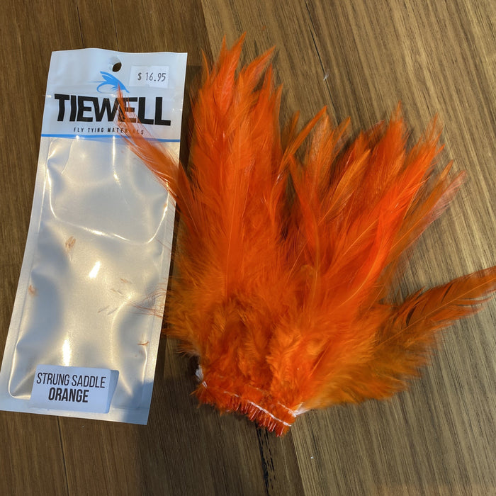 Tiewell Strung Saddle Orange