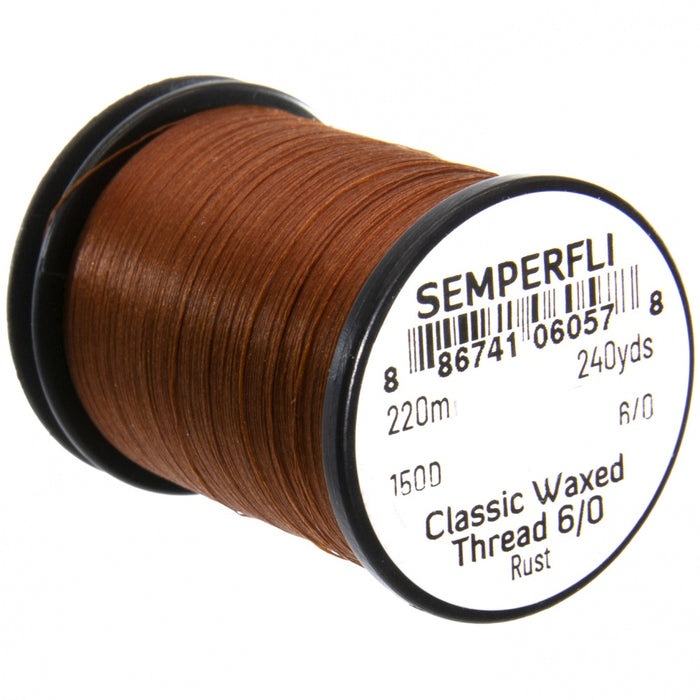 Semperfli Classic Waxed Thread Rust