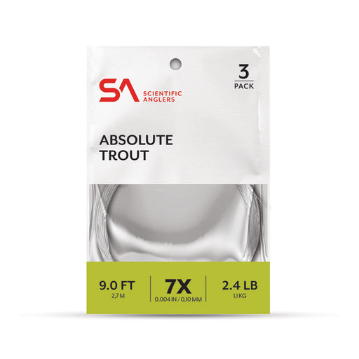 Scientific Anglers 9.0ft Absolute Trout Leaders 