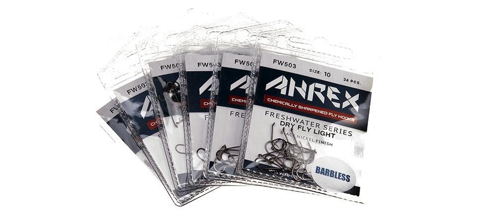 Ahrex FW503 - Dry Fly Light Barbless Fly Hooks