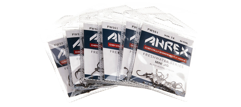 Ahrex FW551 - Mini Jig Barbless Fly Hooks