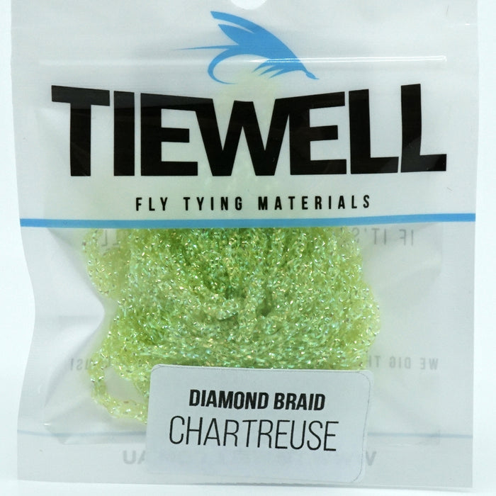 Tiewell Diamond Braid Chartreuse