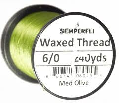 Semperfli Classic Waxed Thread Olive
