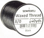 Semperfli Classic Waxed Thread 8/0 Black