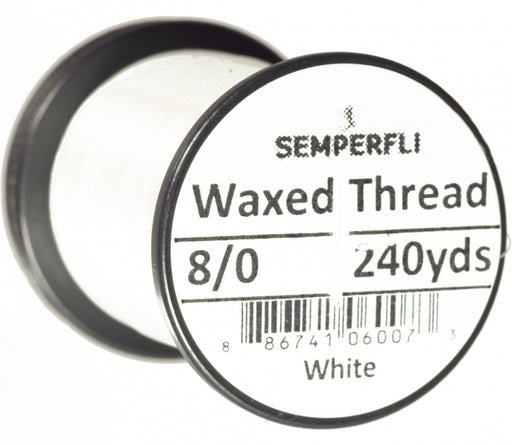 Semperfli Classic Waxed Thread 8/0 White
