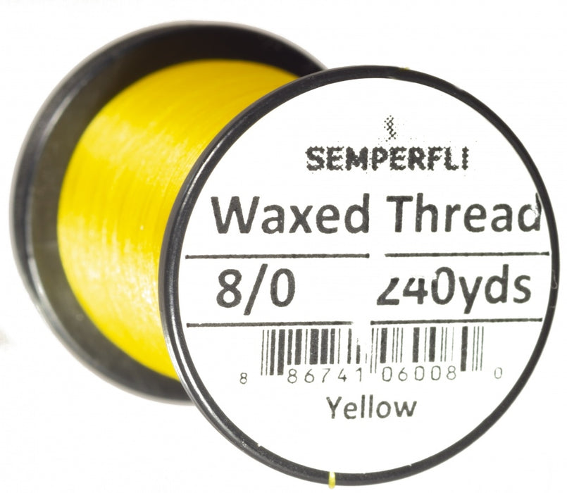 Semperfli Classic Waxed Thread 8/0 Yellow