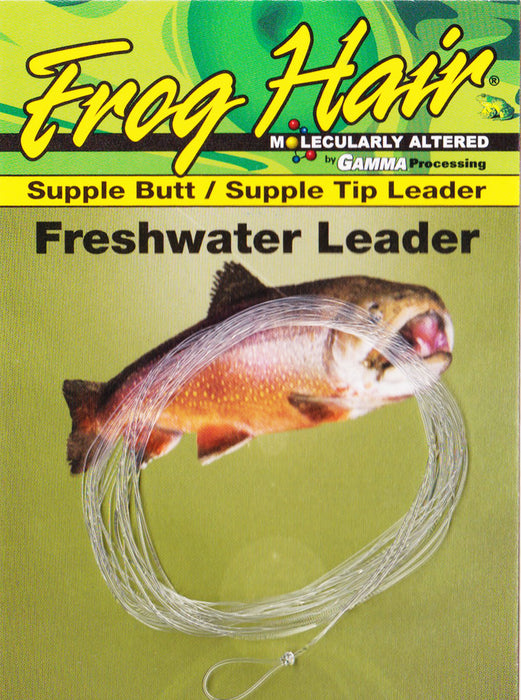Frog Hair Supple Butt Supple Tip Tapered Leaders (9.5ft)