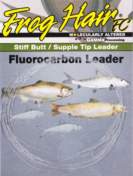 Frog Hair Fluorocarbon Tapered Leaders 9ft — The Flyfisher