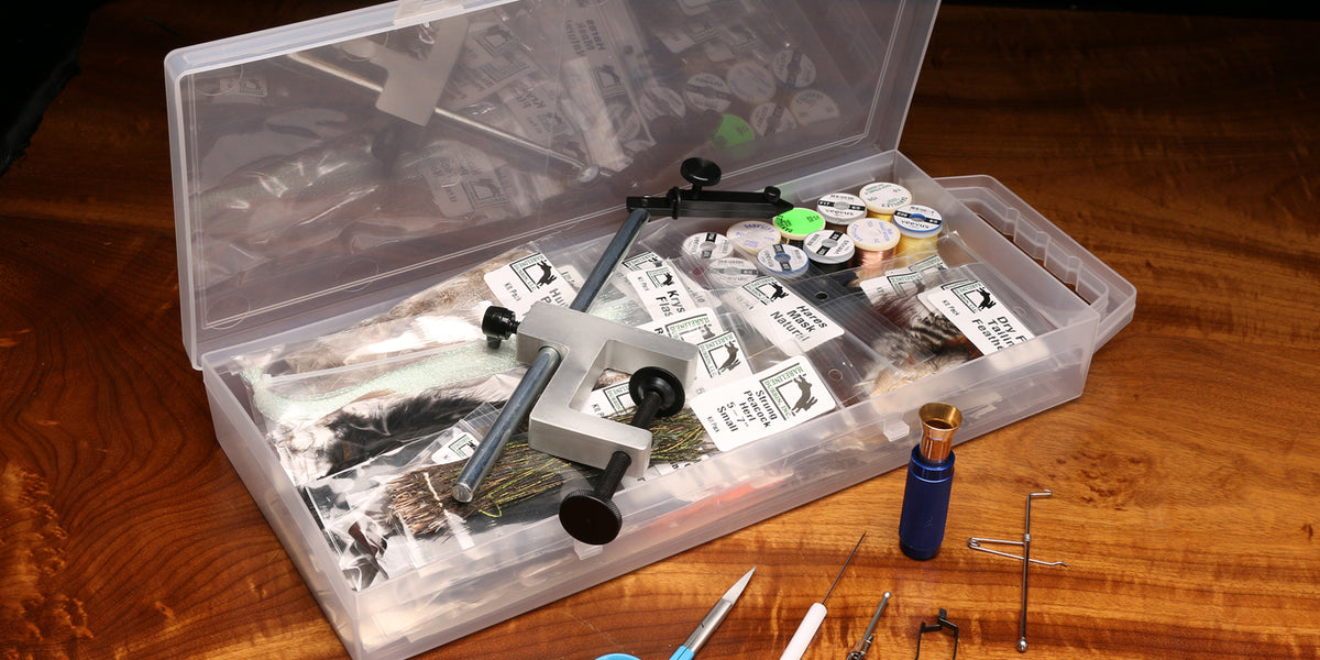 Hareline Fly Tying Kit with Premium Tools and Vise — The Flyfisher