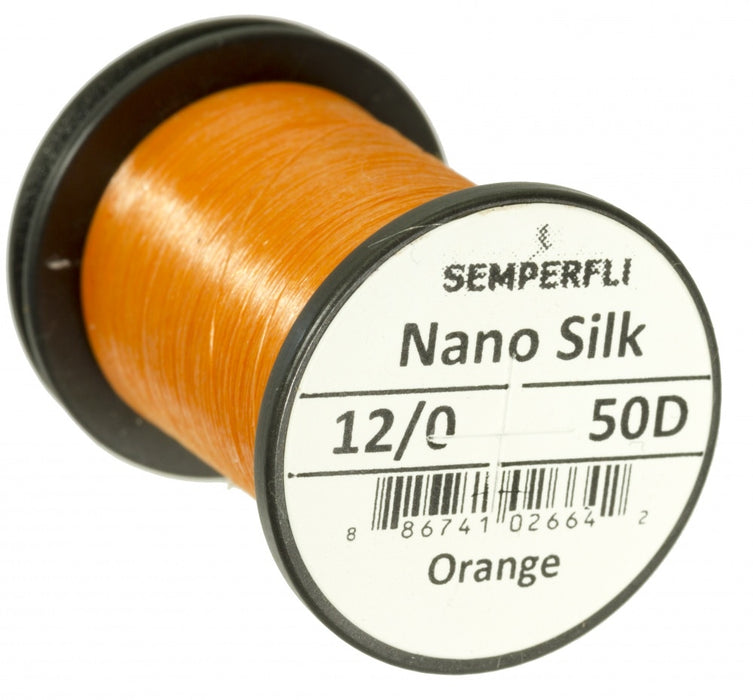 Semperfli Nano Silk Thread 50D 12/0 Orange