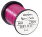 Semperfli Nano Silk 'Predator' Thread 100D Pink