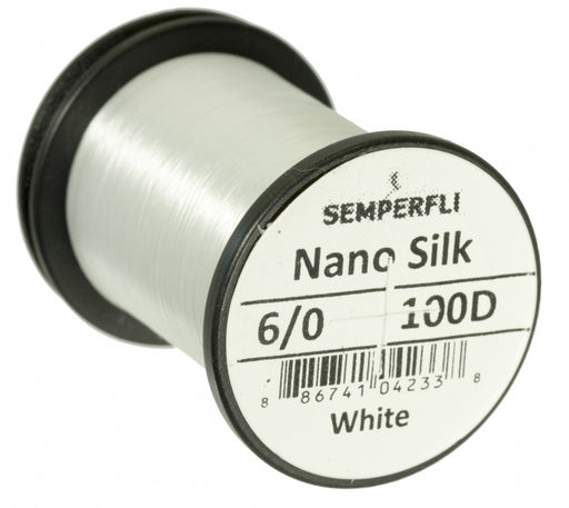 Semperfli Nano Silk 'Predator' Thread 100D White