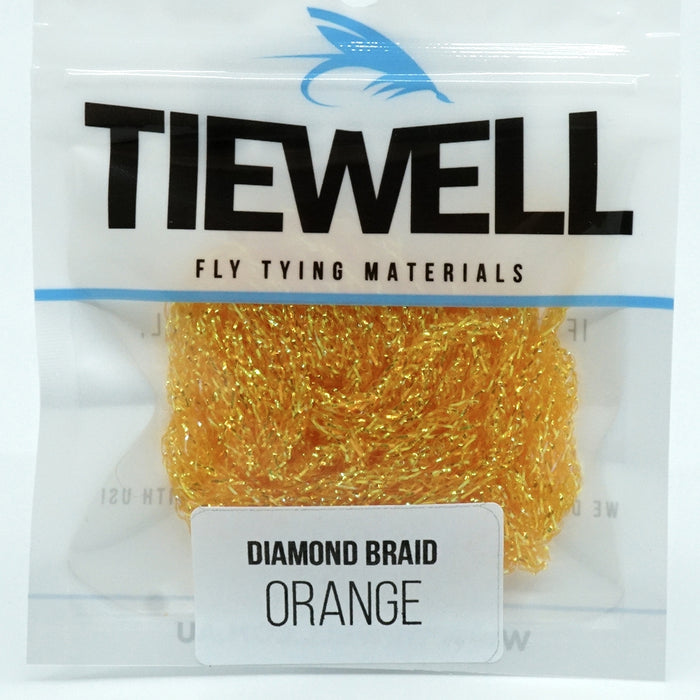 Tiewell Diamond Braid Orange