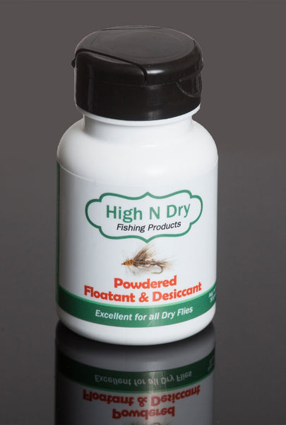 High N Dry Powdered Floatant & Desiccant, Pesca a mosca