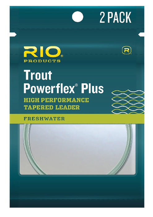 Rio 9ft Powerflex Plus Leaders (2 pack)