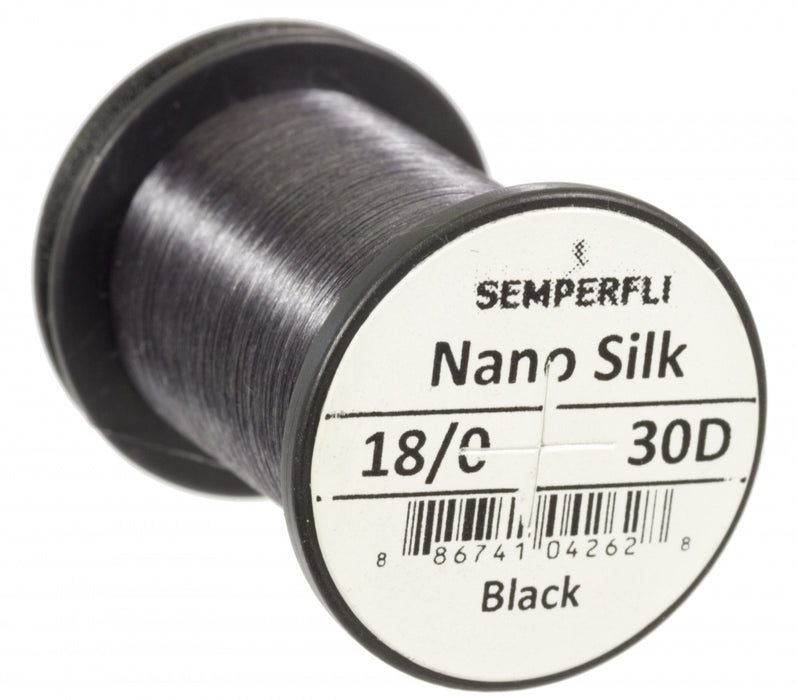 Semperfli Nano Silk Ultra Thread 30D Black