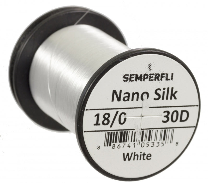 Semperfli Nano Silk Ultra Thread 30D White