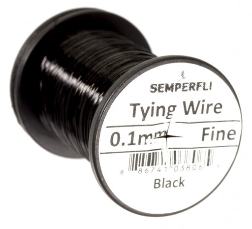 Semperfli Tying Wire - 0.1mm Black