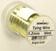 Semperfli Tying Wire - 0.2mm Bright Gold