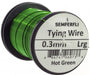 Semperfli Tying Wire - 0.3mm Hot Green