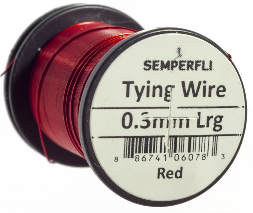 Semperfli Tying Wire - 0.3mm Red