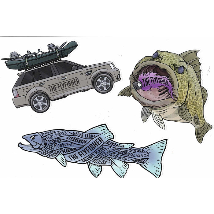 The Flyfisher Stickers