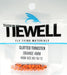 Tiewell Slotted Tungsten Beads Orange