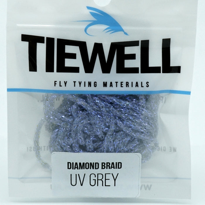 Tiewell Diamond Braid UV Grey