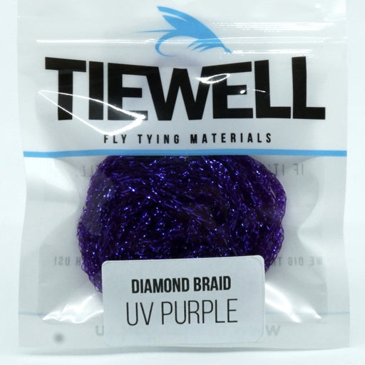 Tiewell Diamond Braid UV Purple