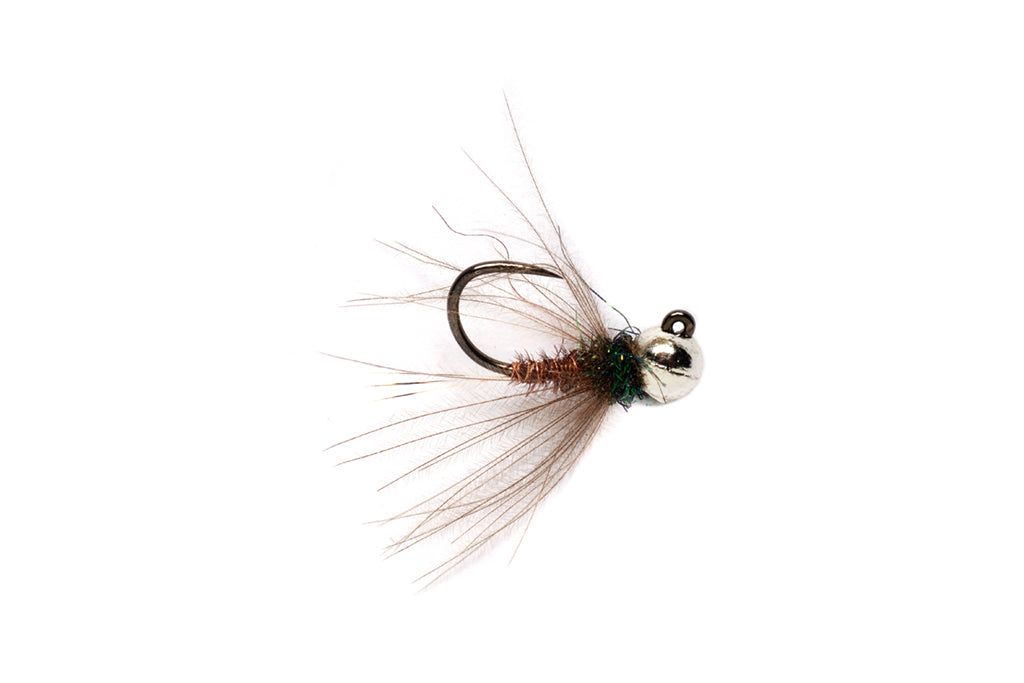 CDC Pheasant Tail Jig Silver